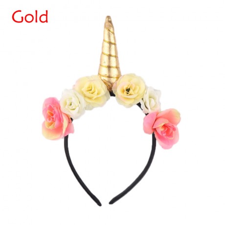 Unicorn Headband - Gold