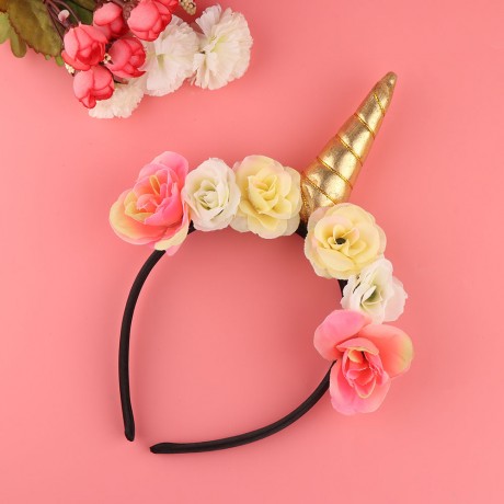 Unicorn Headband - Gold