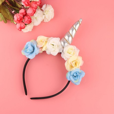 Unicorn Headband - Silver