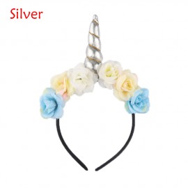 Unicorn Headband Silver