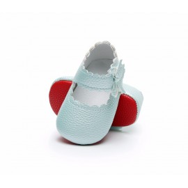 Mary Jane Red Bottom Collection - Ice Blue