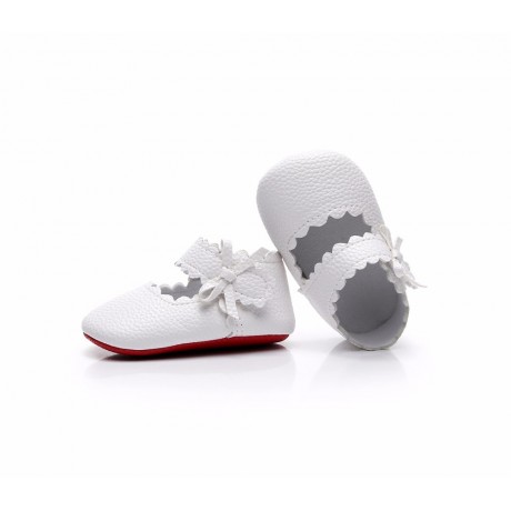 Mary Jane Red Bottom Collection - White