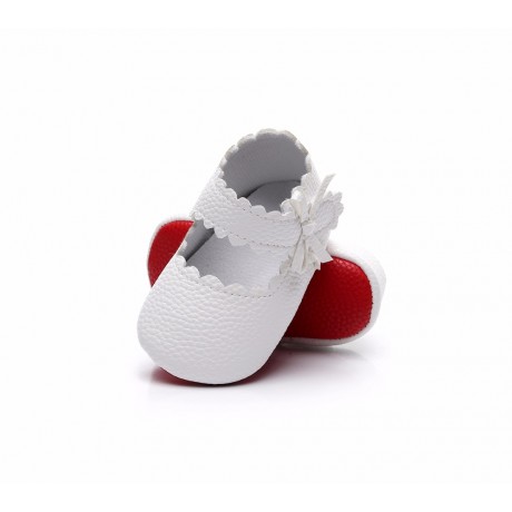 Mary Jane Red Bottom Collection - White