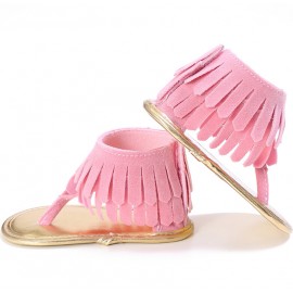 Soft Bottom Sandal Moccasins - Pink