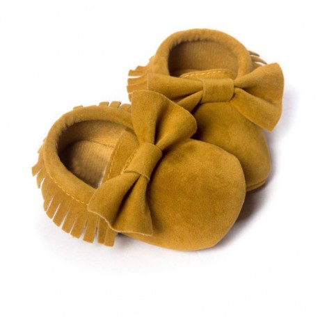 Suede Moccasins - Butterscotch