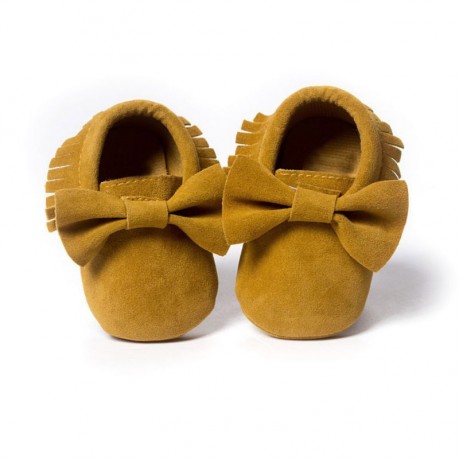 Suede Moccasins - Butterscotch