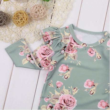 Floral Print Long Sleeve