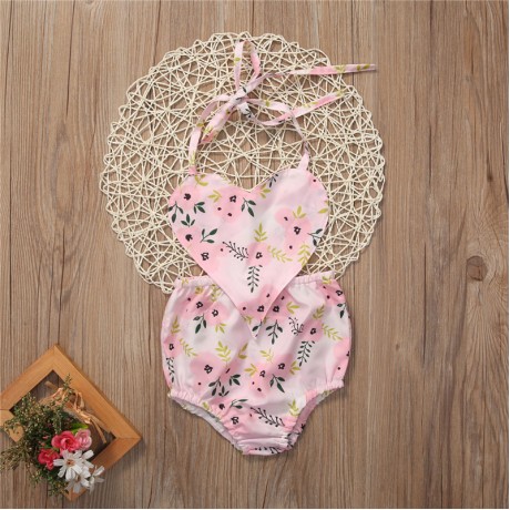 Floral Heart Onesie