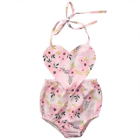 Floral Heart Onesie