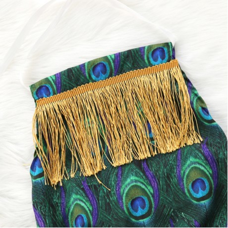 Peacock Fringe Onesie