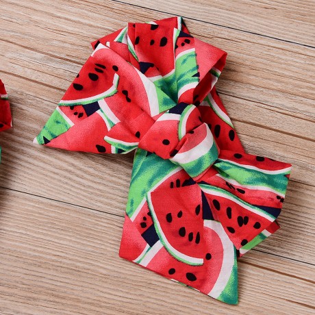 Watermelon Onesie With Headband