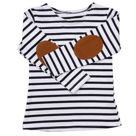 Striped Blouse - White/Black