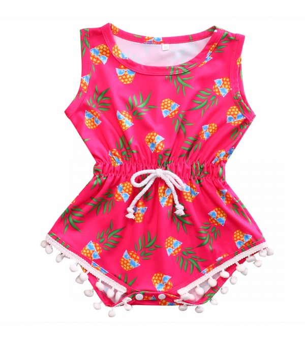 Pineapple Onesie - Hot Pink