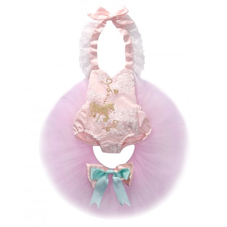 Ballerina Tutu Birthday Romper