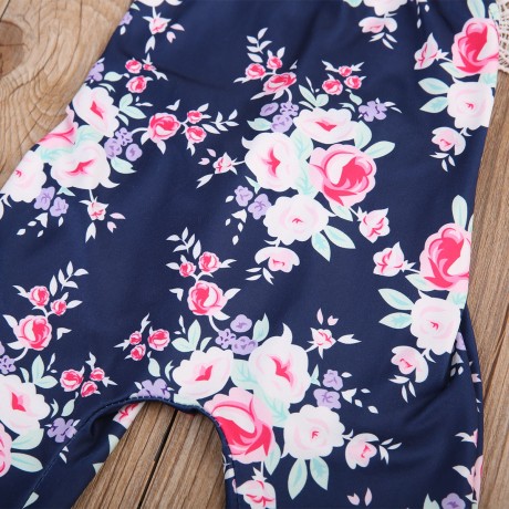 Blue and Pink Floral Jumper