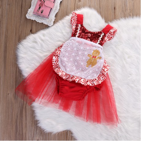 Gingerbread Romper