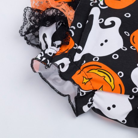 Pumpkin/Ghost Onesie - Headband Included