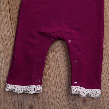 Lace Jumper - Plum