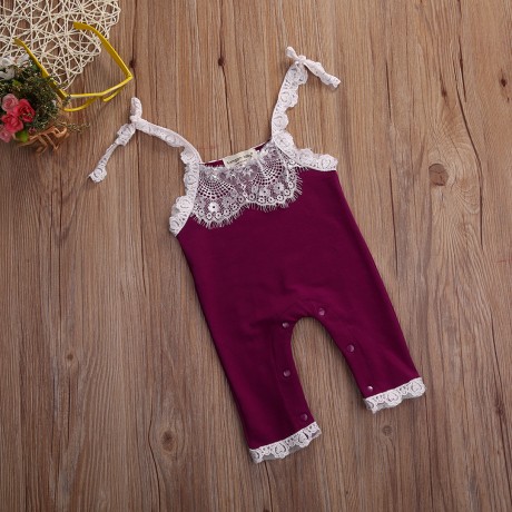 Lace Jumper - Plum