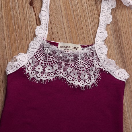 Lace Jumper - Plum