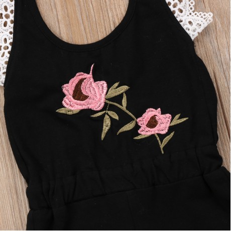 Rose Jumper - Black/White