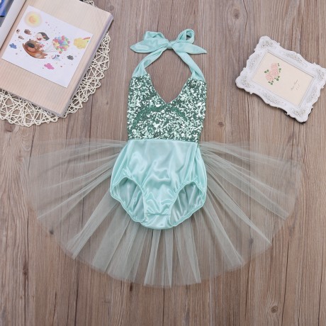 Mint Sparkle Birthday Romper