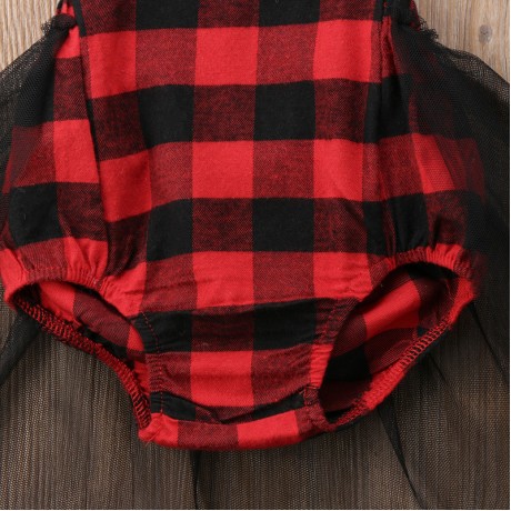 Plaid Flannel Romper