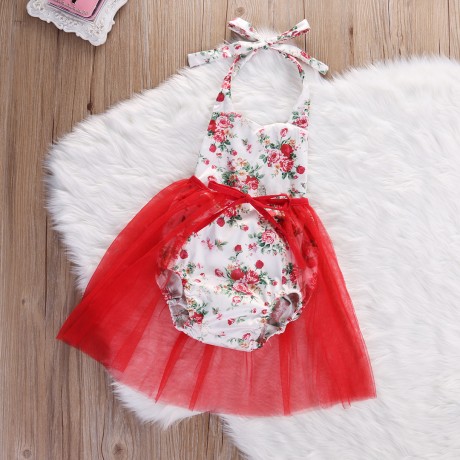 Rose Romper with Wrap