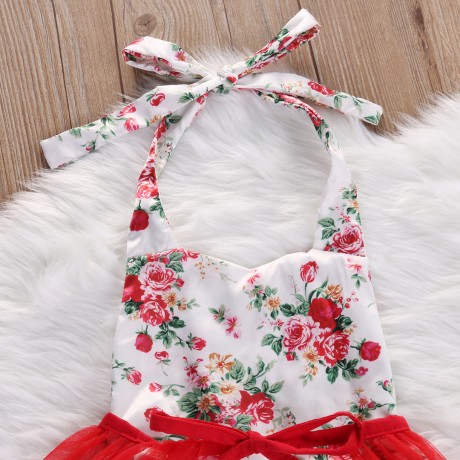 Rose Romper with Wrap